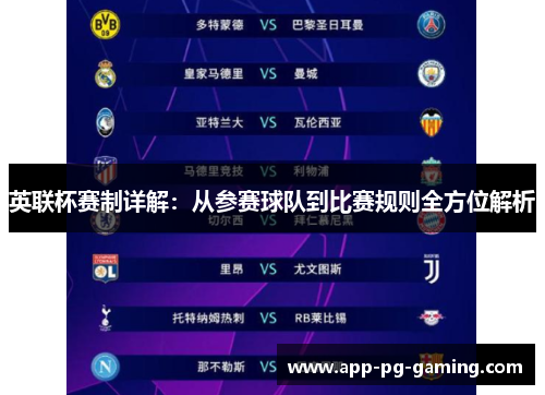 英联杯赛制详解：从参赛球队到比赛规则全方位解析